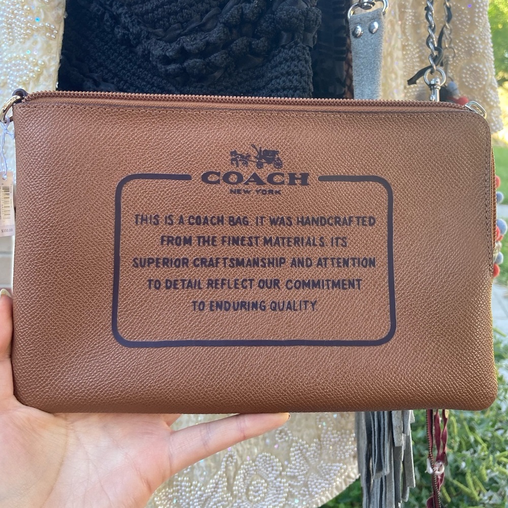 Coach Leather Storypatch